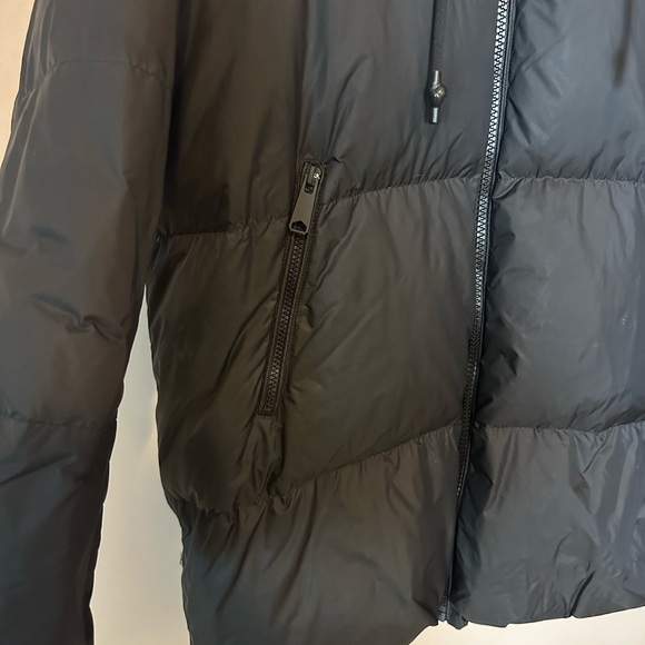 Zara women’s black down puffer coat size s - Picture 5 of 8